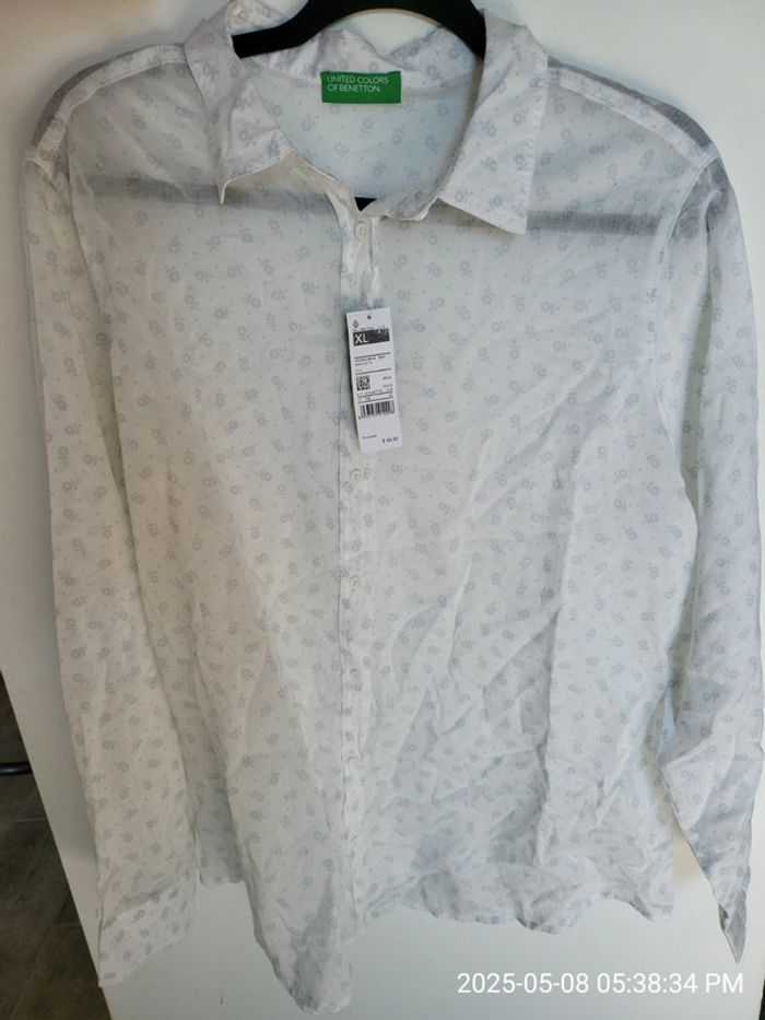 Chemise neuve femme taille 42 benetton