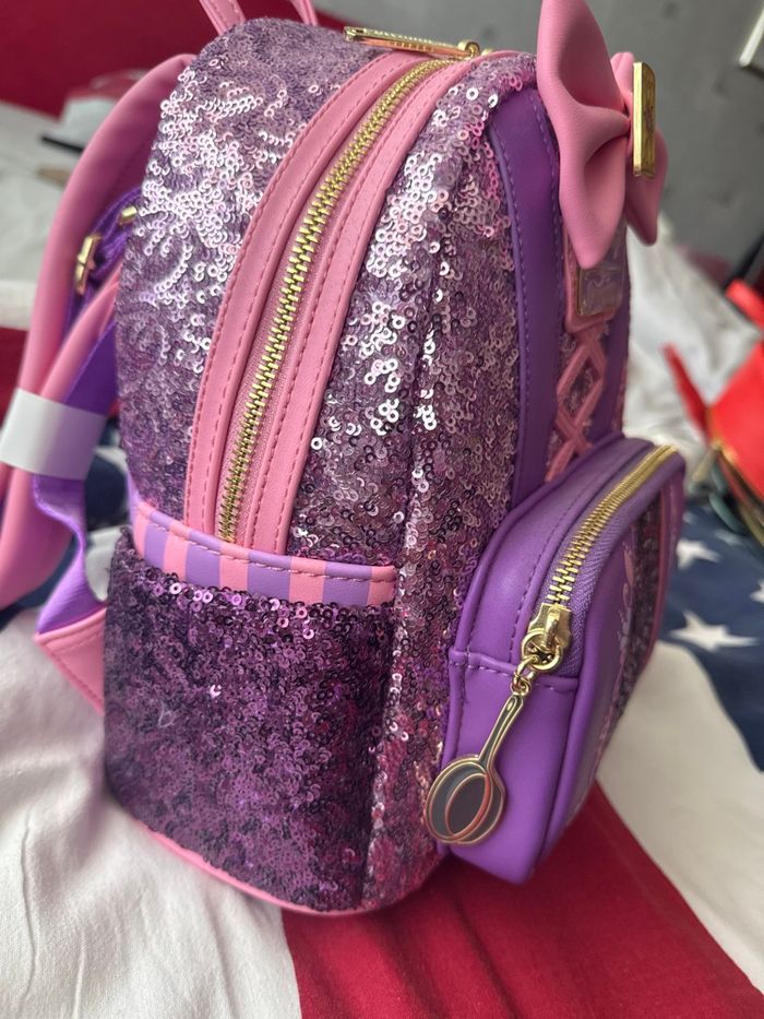 Loungefly sequin raiponce Disney - photo numéro 2