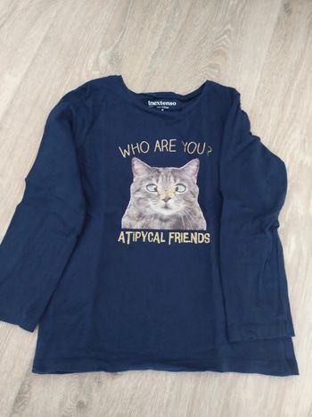 Tee-shirt chat 🐱 et papillon 🦋