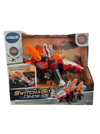 Figurine Switch And Go Dinos Lutor, le super Stégosaure Vtech neuf