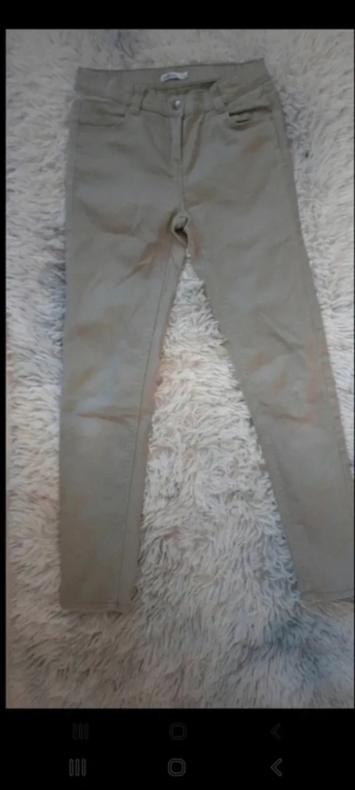 Pantalon kaki 10 ans gémo