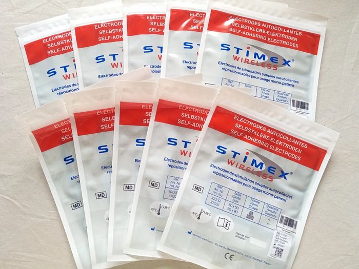 10 Sachets de 4 électrodes de neurostimulation Stimex Wireless - photo numéro 2