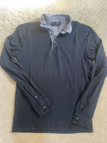 Polo manches longues homme