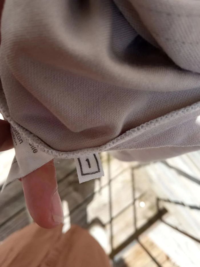 T-shirt manches courtes crème taille 36 38 Dibari - photo numéro 4