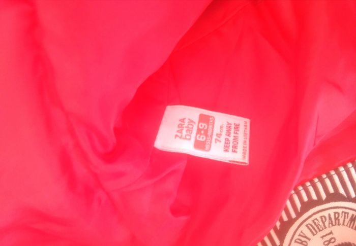 Doudoune fille route Zara 6-9 mois - photo numéro 5