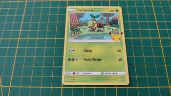 4/25 Carte Pokémon Tortipouss 4/25 Promo McDonald's 2021 25 ans #B91-2