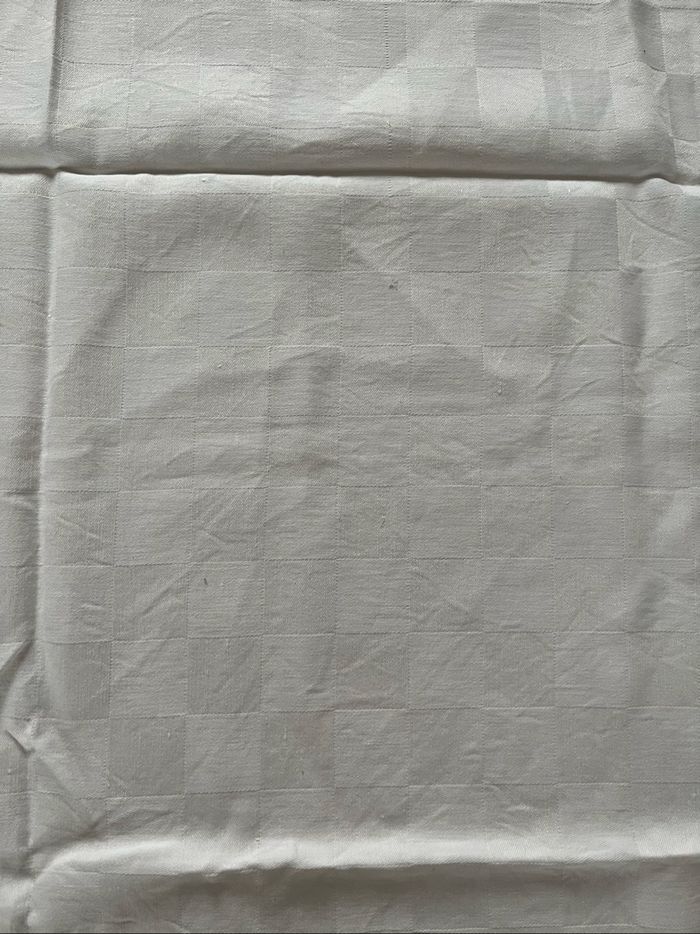 Tissu de récupération unis blanc