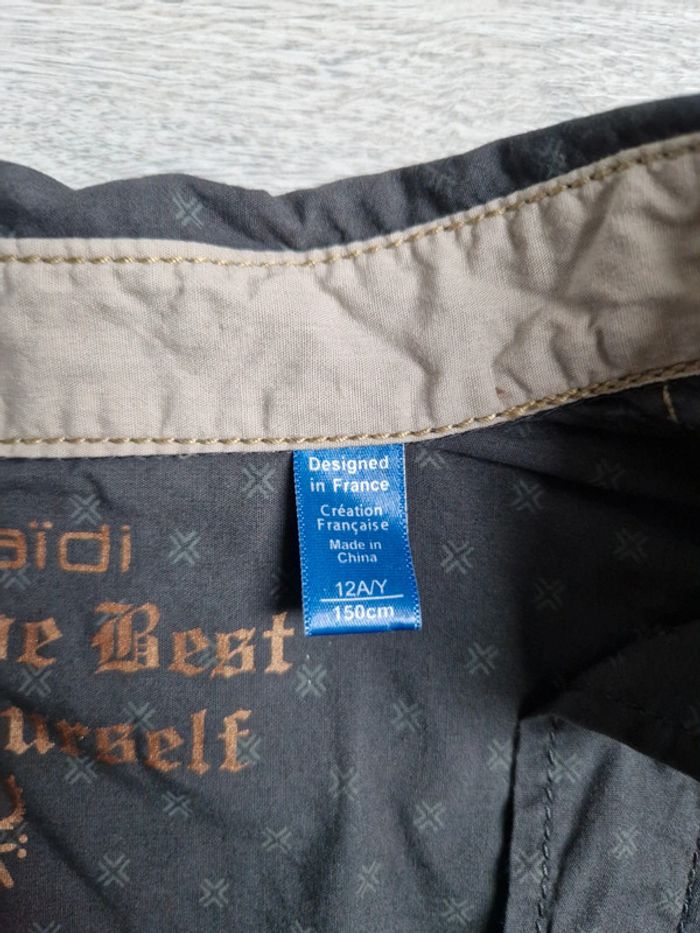 Chemise grise Okaïdi 12 ans - photo numéro 7