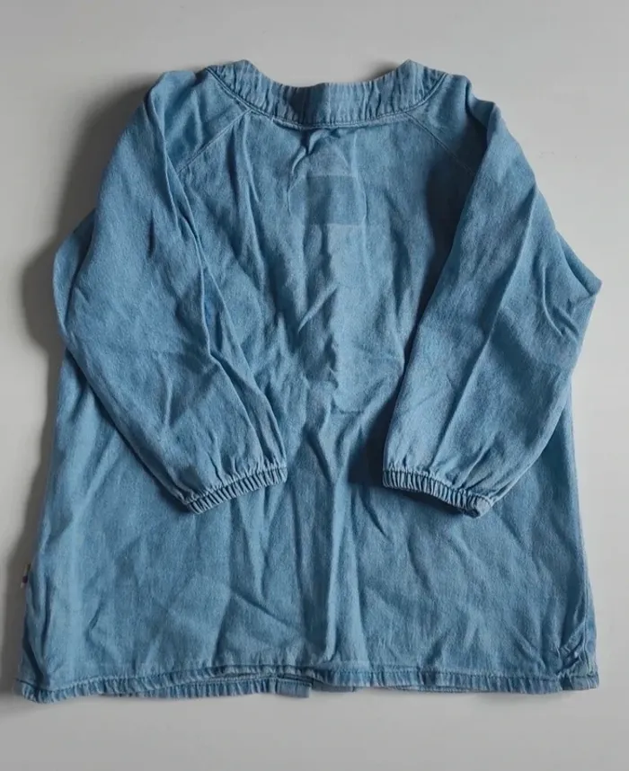 Chemise fille en jean  3 ans - photo numéro 4