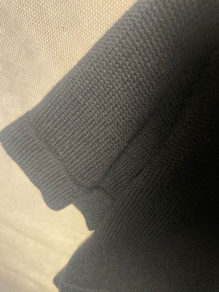 Gilet Sandro, noir, 50 % laine, très bon état - photo numéro 7