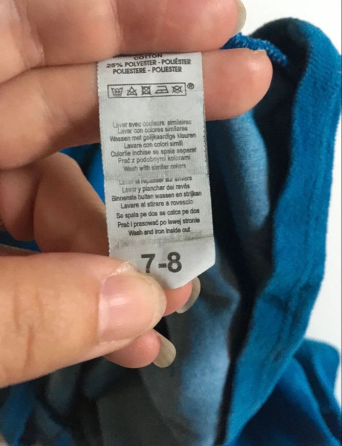 Pyjama Hiver deux pièces garçon satisfaisant taille 7 / 8 ans couleur bleu - photo numéro 10