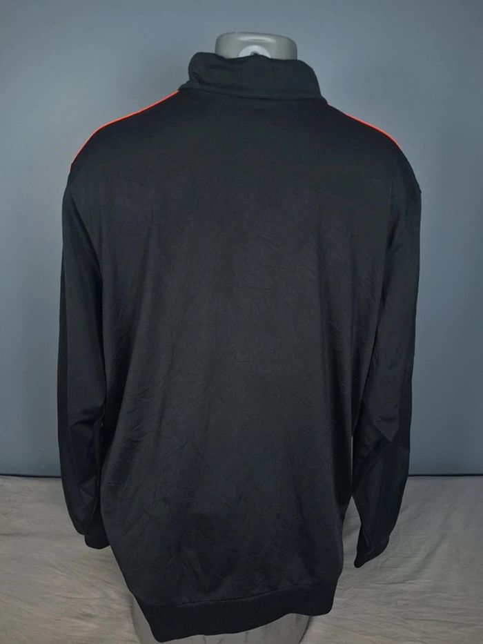 Veste Adidas vintage noire – bandes rouges – taille XXL (602) - photo numéro 7