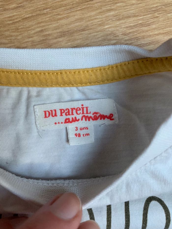 Tee shirt 3 ans dpam - photo numéro 2