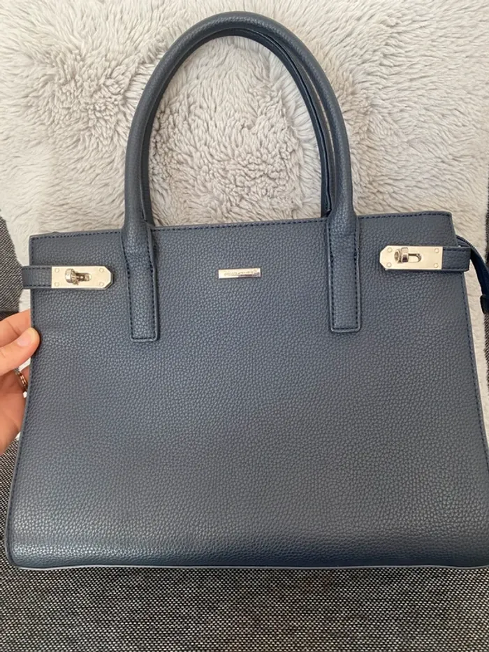 Sac à main camaïeu de bleu - David Jones