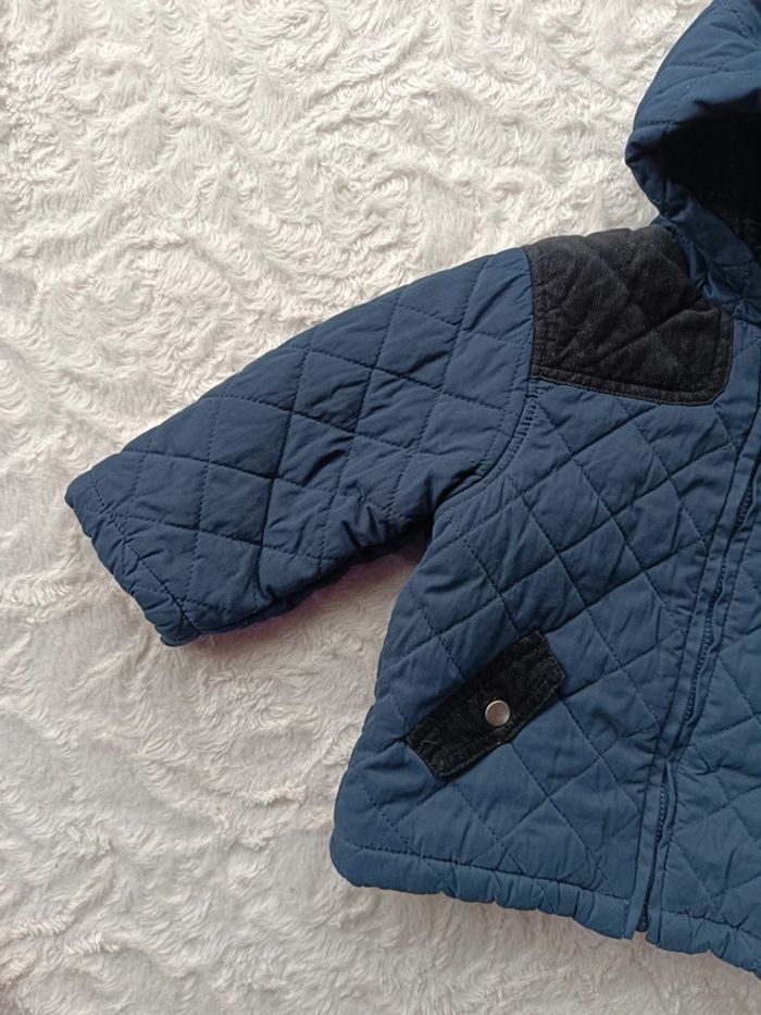 Manteau doudoune fourré avec capuche Garçon 12 mois Kiabi - photo numéro 3