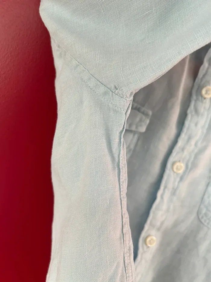 Chemise garçon 100% lin Monoprix kids - photo numéro 4