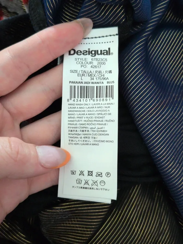 Tunique Desigual style velours - Taille L - Neuf avec étiquette - photo numéro 5