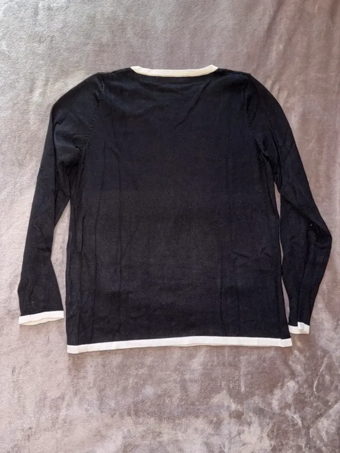 Pull noir femme Sfera taille 38 en bon état. - photo numéro 6