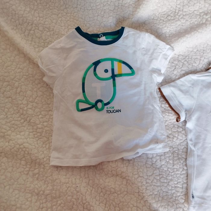 Polo+ t-shirt obaibi 71 thème lettres - photo numéro 4