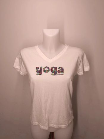 T-shirt Reebok Femme Taille S Blanc