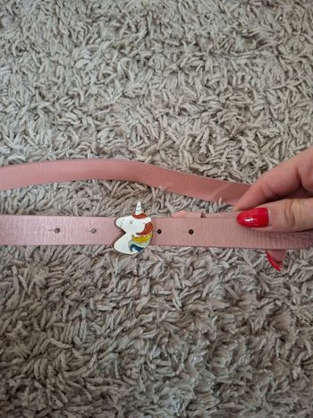 Ceinture fille licorne rose