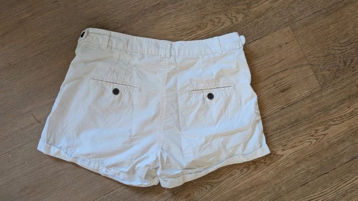 Short blanc été coton 38 - photo numéro 2