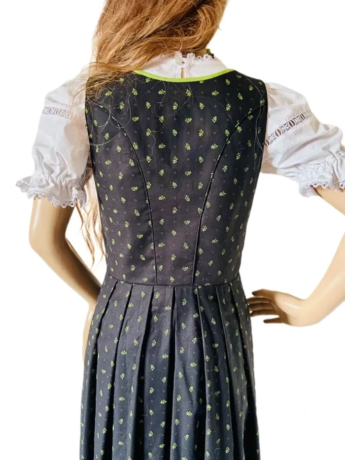 🌿Robe traditionnelle autrichienne Dirndl trachten Wenger S/36 cottagecore Oktoberfest long dress🌿 - photo numéro 17