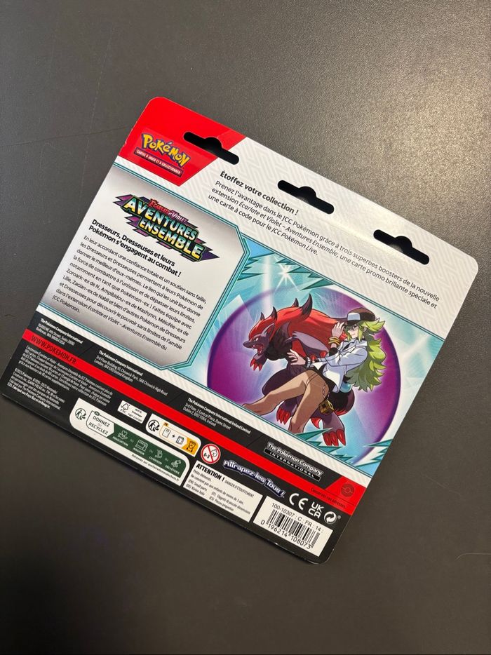 Tripack Pokémon Aventures Ensemble NEUF - photo numéro 2