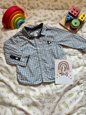 chemise manches longues obaibi 12 mois