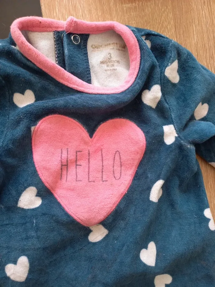 Lot de pyjamas bébé fille 3 mois - photo numéro 5