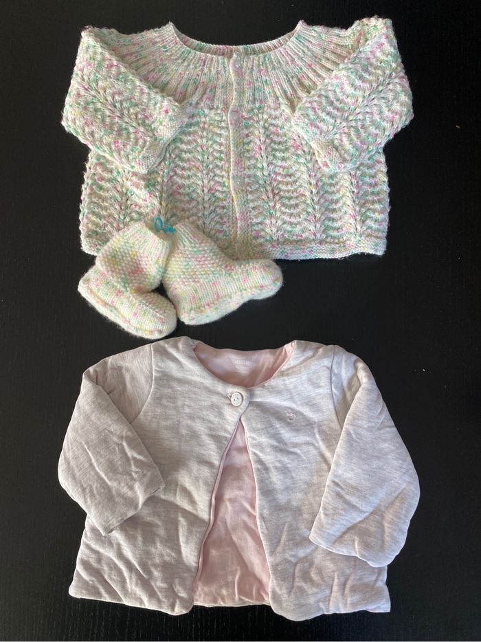 Lot vêtements bébé fille 3 mois automne hiver - photo numéro 7