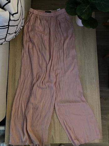 Pantalon fluide rose Zara