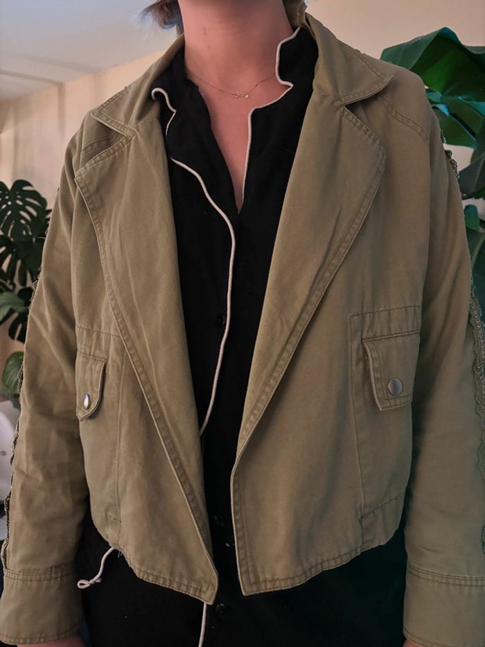 Veste courte oversize