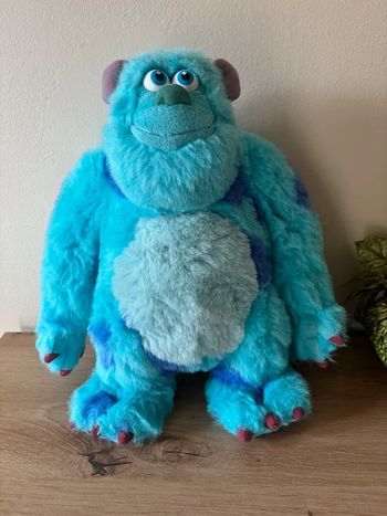 Peluche monstre bleu Sully monstre et compagnie Disney année 2000