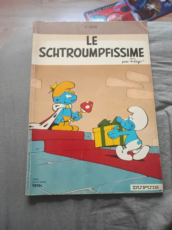 les schtroumpfs - le schtroumpfissime - edition total - 1972