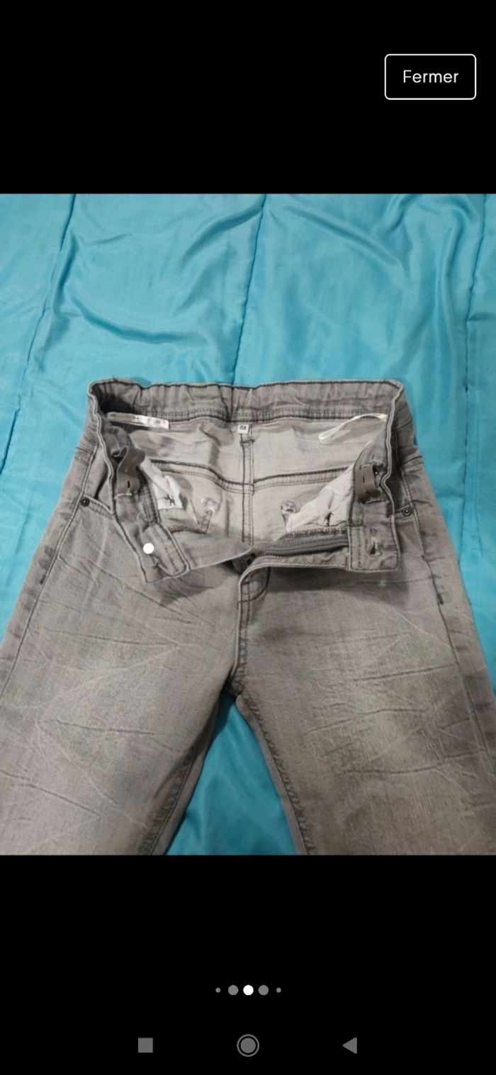 Jeans slim garçon taille 158 - photo numéro 4