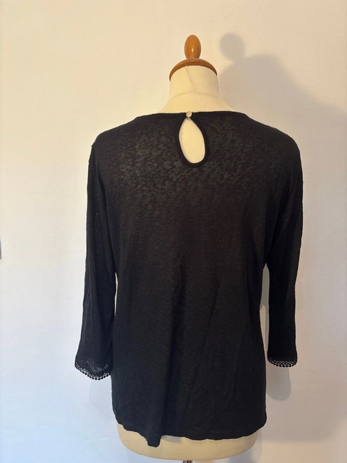 Blouse manches 3/4 femme taille L Grace&Mila - photo numéro 3