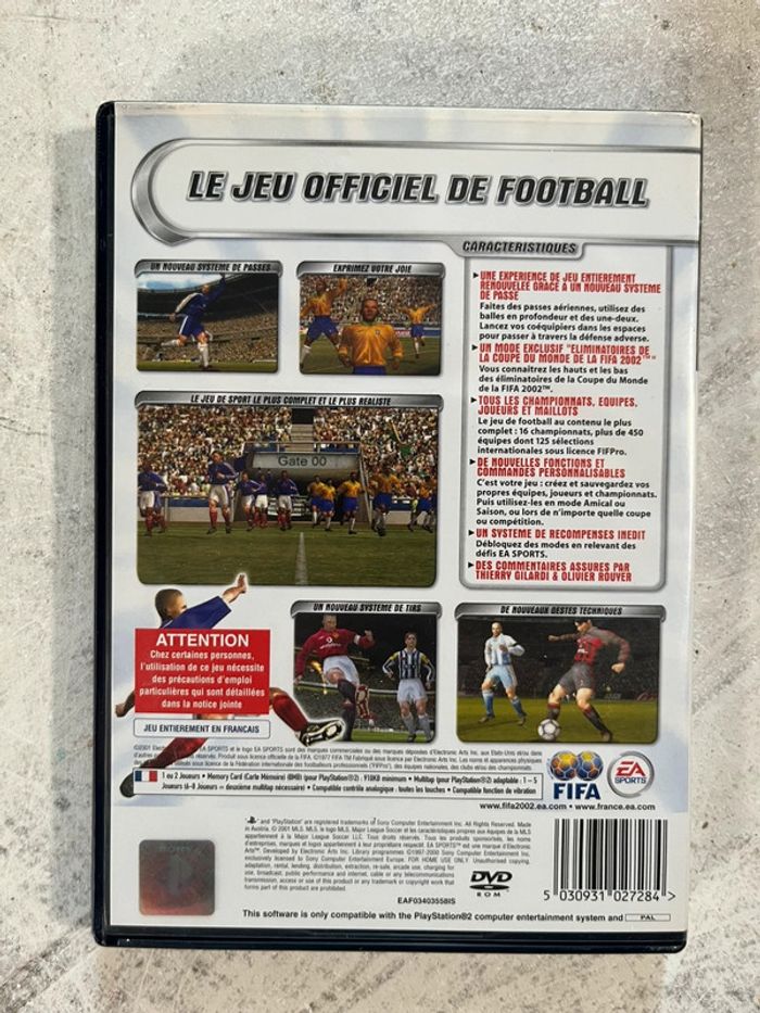 jeu PS2 FIFA 2002 - photo numéro 3