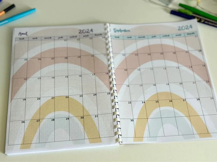 Cahier spirale reliée Agenda Scolaire 2024 2025 - photo numéro 16