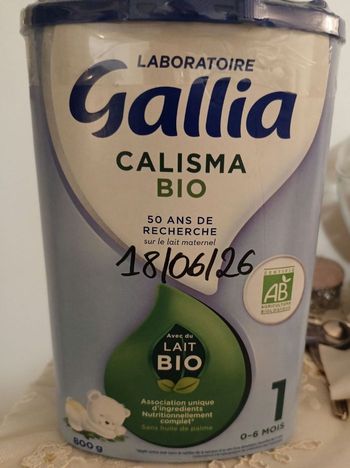 Gallia Bio lait 1ère âge (800g)