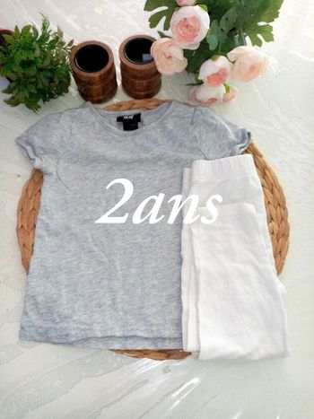 2 ans Ensemble gemo /h&m print été /Excellent état