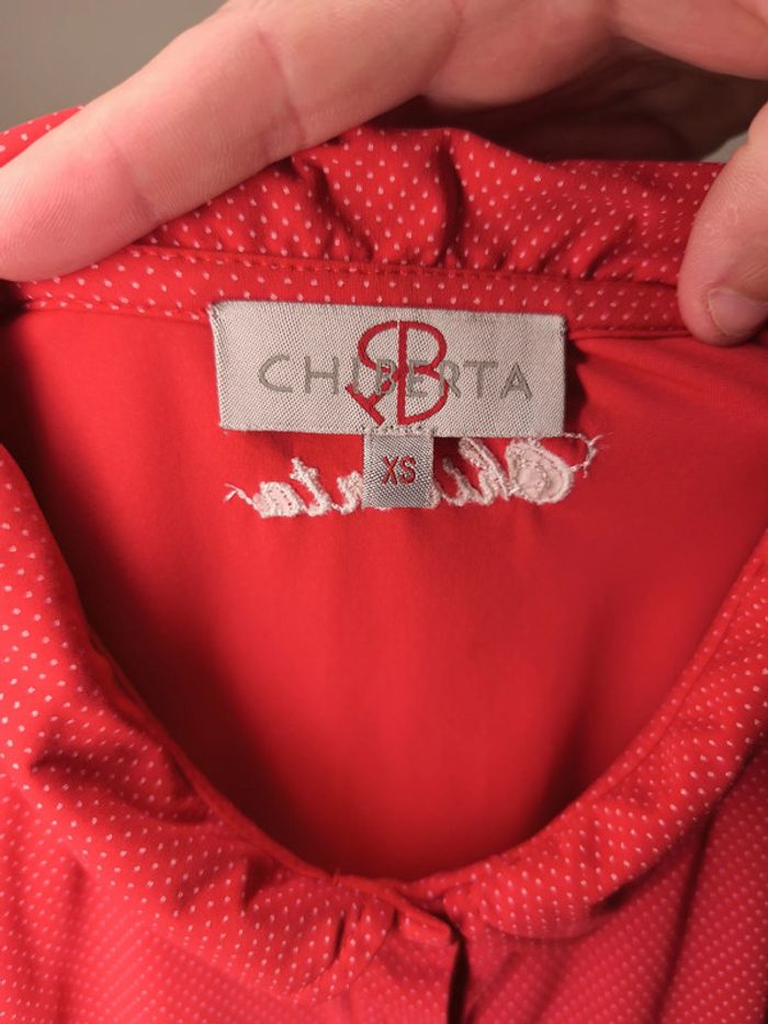 Blouse Chiberta Femme Taille XS Rouge - photo numéro 6