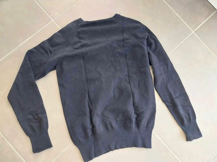 Pull noir  col V  TM - photo numéro 6