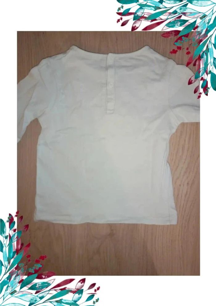 Tee shirt manches longues 3 ans fille - photo numéro 6