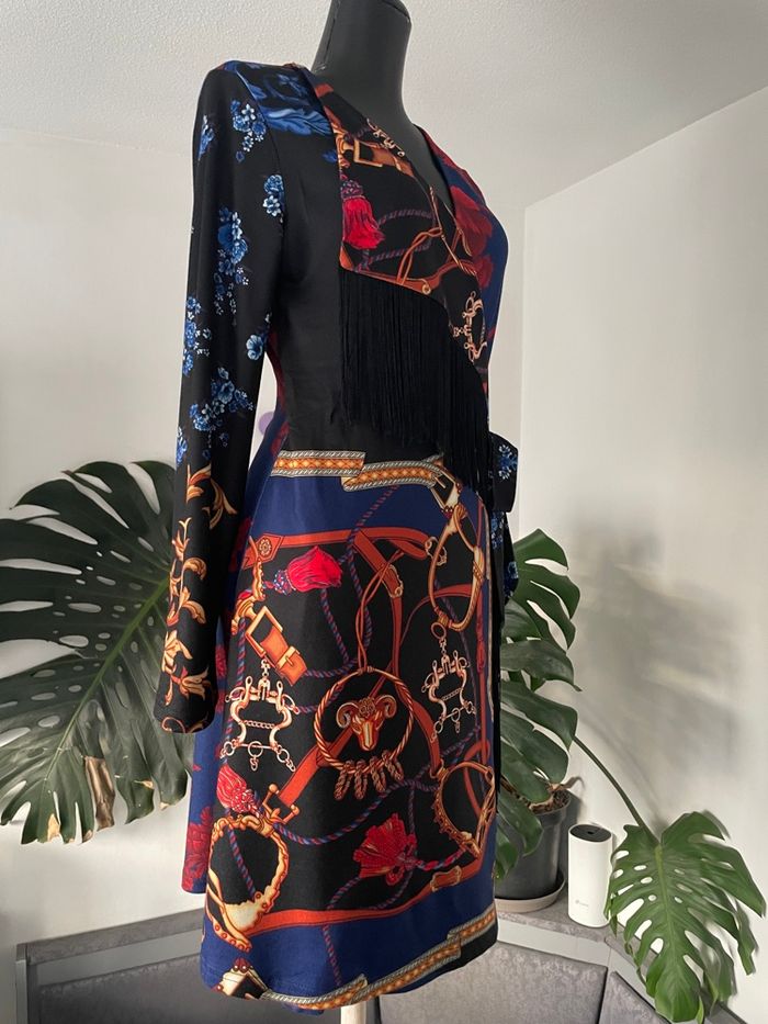 Robe portefeuille imprimée 101 Idées – T. S/M - photo numéro 3