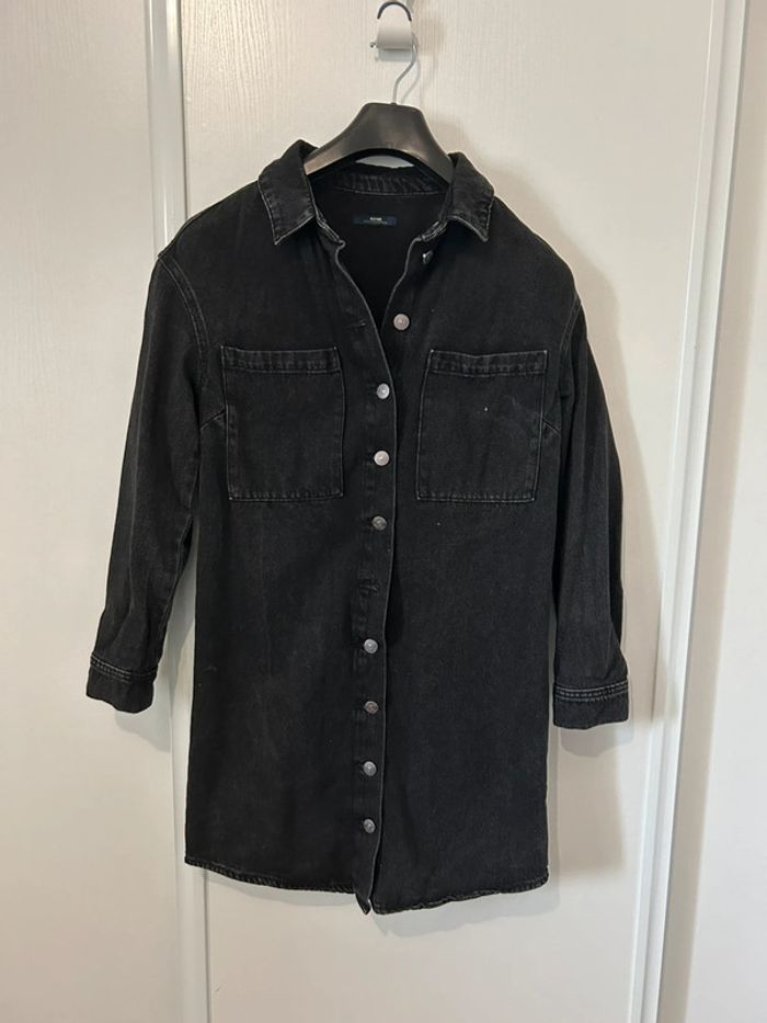 Robe chemise en jean Kiabi - photo numéro 3