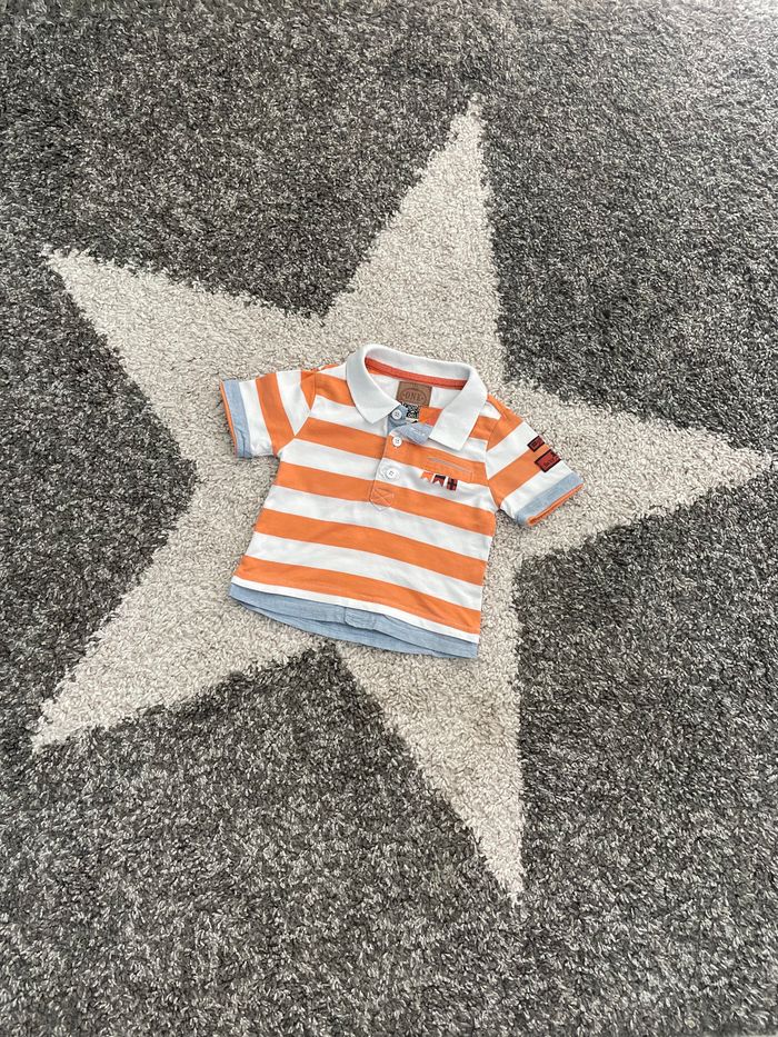 Polo rayé garçon TAO 12 mois