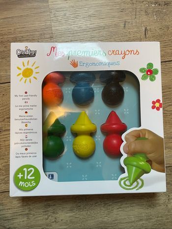 Crayons ergonomiques premier âge