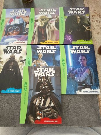 Livres Star Wars bibliothèque verte 
