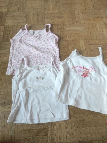 Lot 3 petites chemises 6 ans